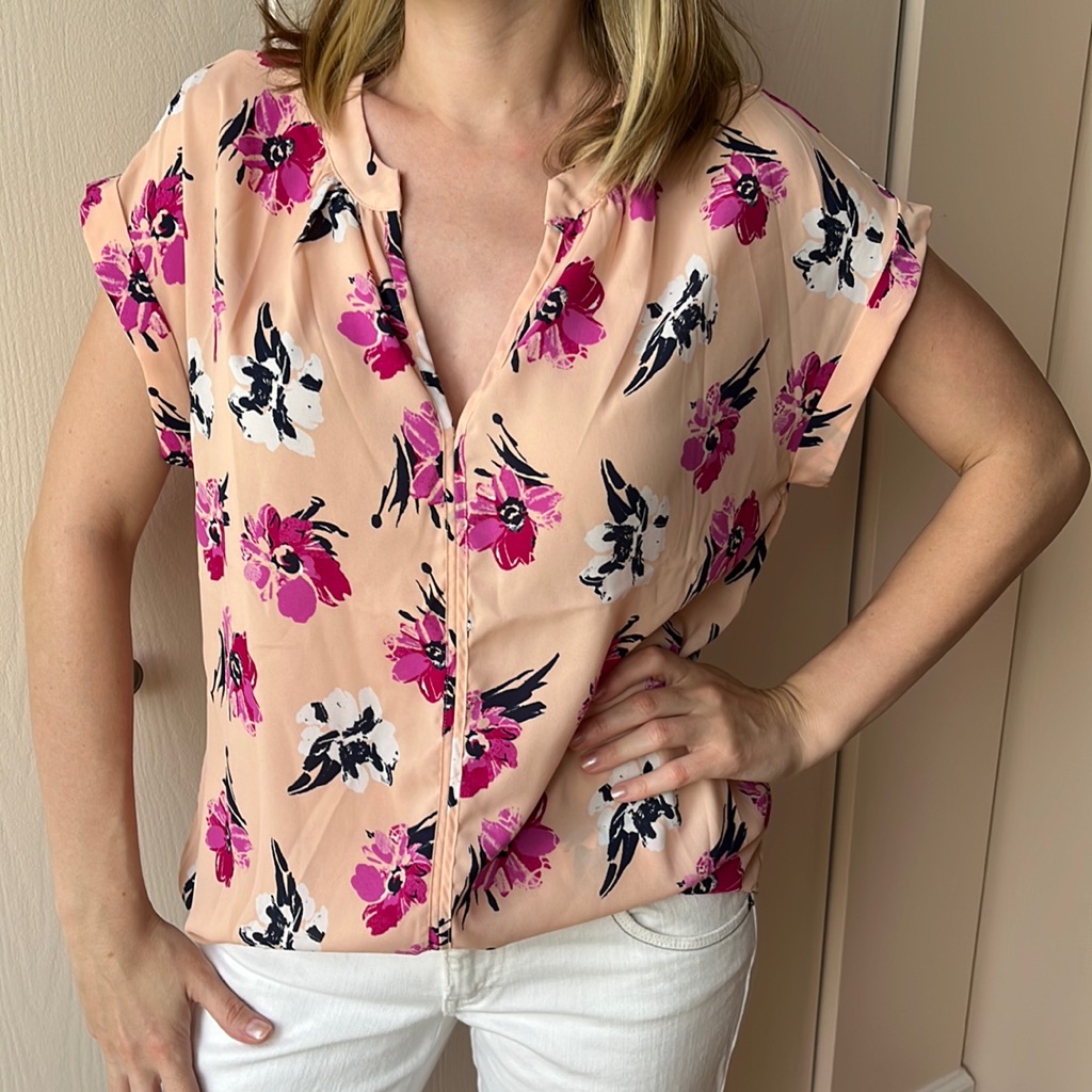 Tunic W/Flower Pattern